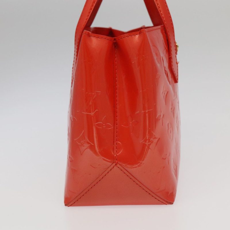 Louis Vuitton Monogram Vernis Wilshire PM Hand Bag Orenge M93644  95270 - Image 4