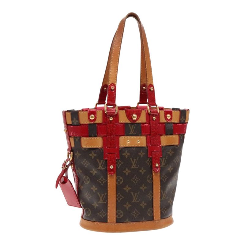 Louis Vuitton Monogram Ruby Neo Bucket Tote Bag Red M95613  95279
