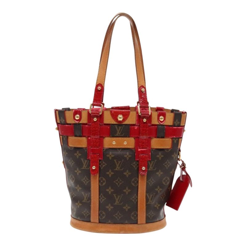 Louis Vuitton Monogram Ruby Neo Bucket Tote Bag Red M95613  95279 - Image 2