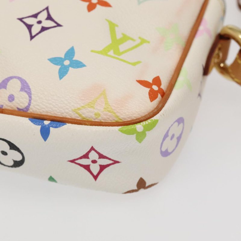 Louis Vuitton Monogram Multicolor lift Shoulder Bag White M40055  95291 - Image 9