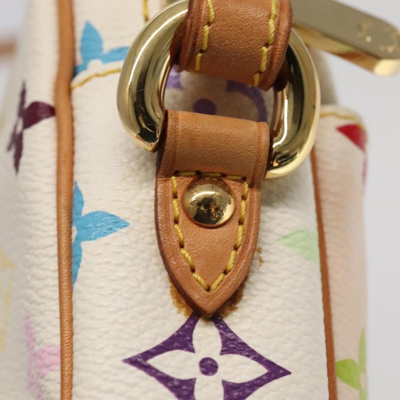 Louis Vuitton Monogram Multicolor lift Shoulder Bag White M40055  95291 - Image 10