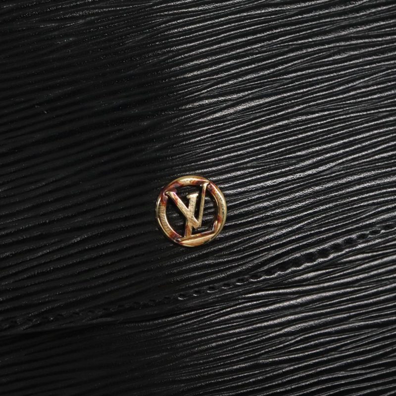 Louis Vuitton Epi Montaigne 27 Clutch Bag Black M52652  95513 - Image 8
