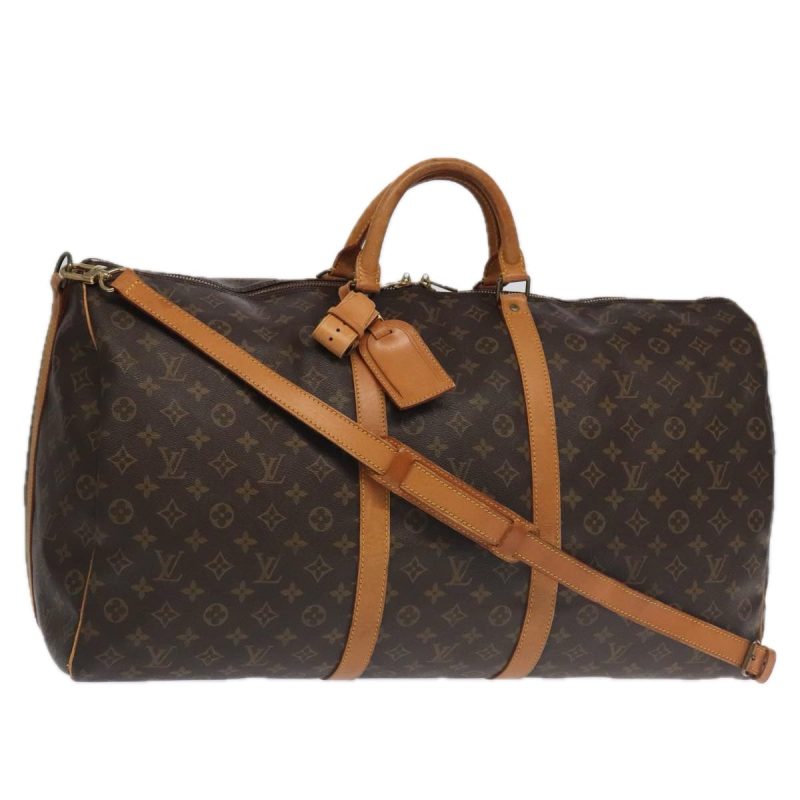 Louis Vuitton Monogram Keepall Bandouliere 60 Boston Bag M41412  95537