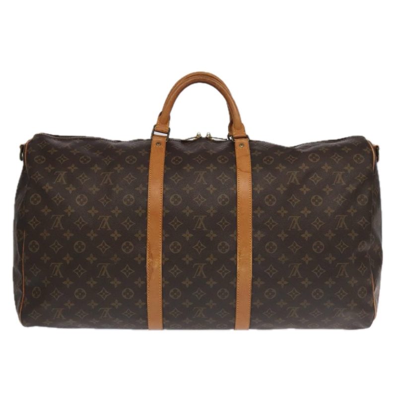 Louis Vuitton Monogram Keepall Bandouliere 60 Boston Bag M41412  95537 - Image 3