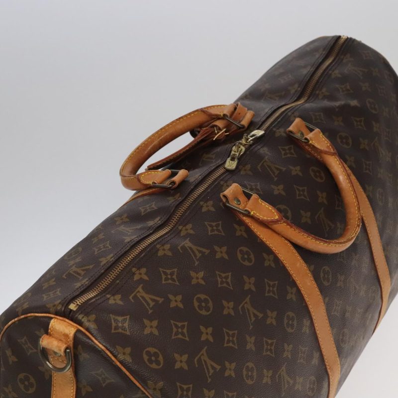 Louis Vuitton Monogram Keepall Bandouliere 60 Boston Bag M41412  95537 - Image 6