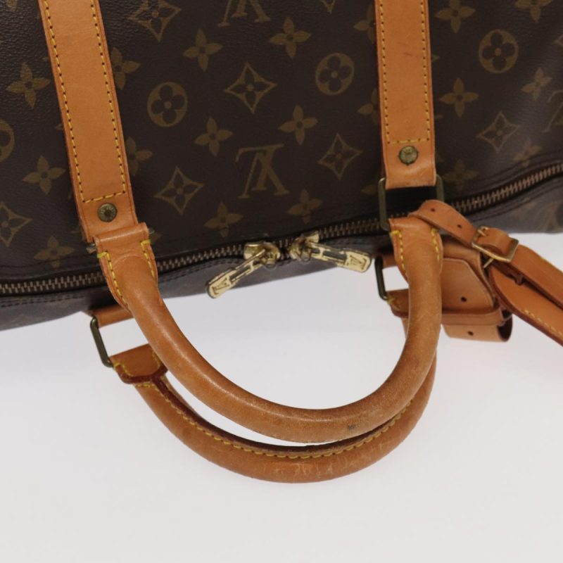 Louis Vuitton Monogram Keepall Bandouliere 60 Boston Bag M41412  95537 - Image 7