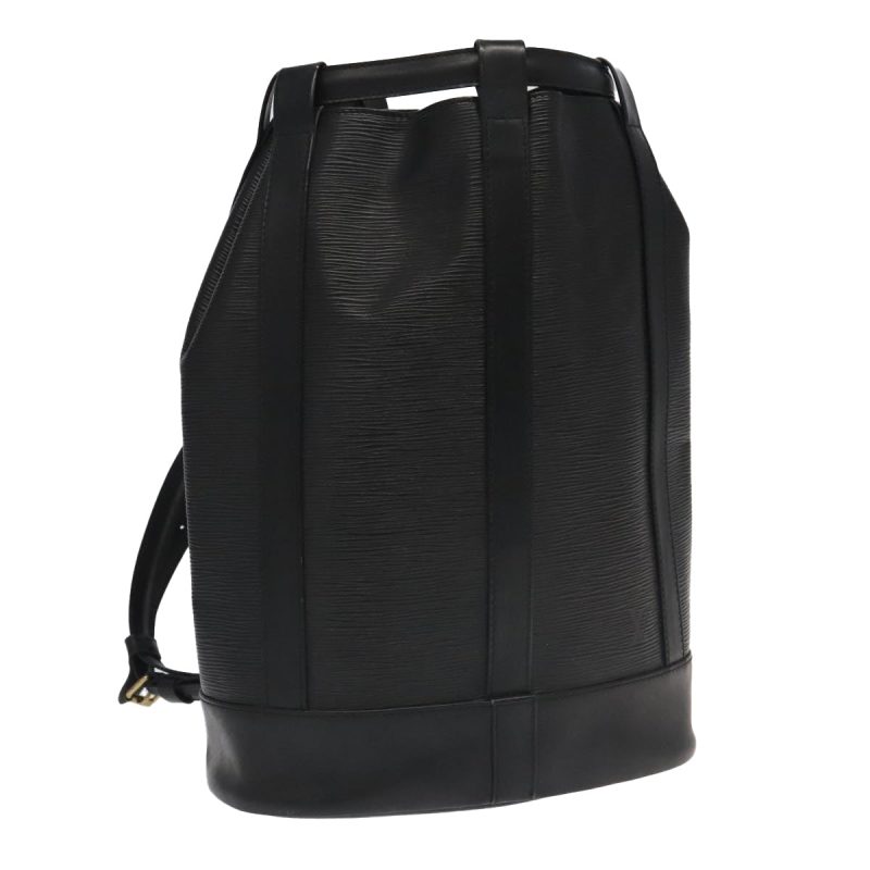 Louis Vuitton Epi Randonnee PM Shoulder Bag Black M52352  95619