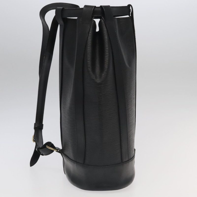 Louis Vuitton Epi Randonnee PM Shoulder Bag Black M52352  95619 - Image 4