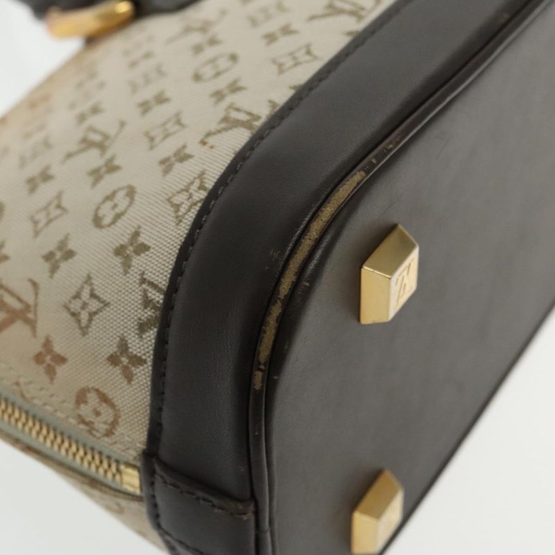 Louis Vuitton Monogram Mini Alma Ron Hand Bag Khaki M92206  95862 - Image 9