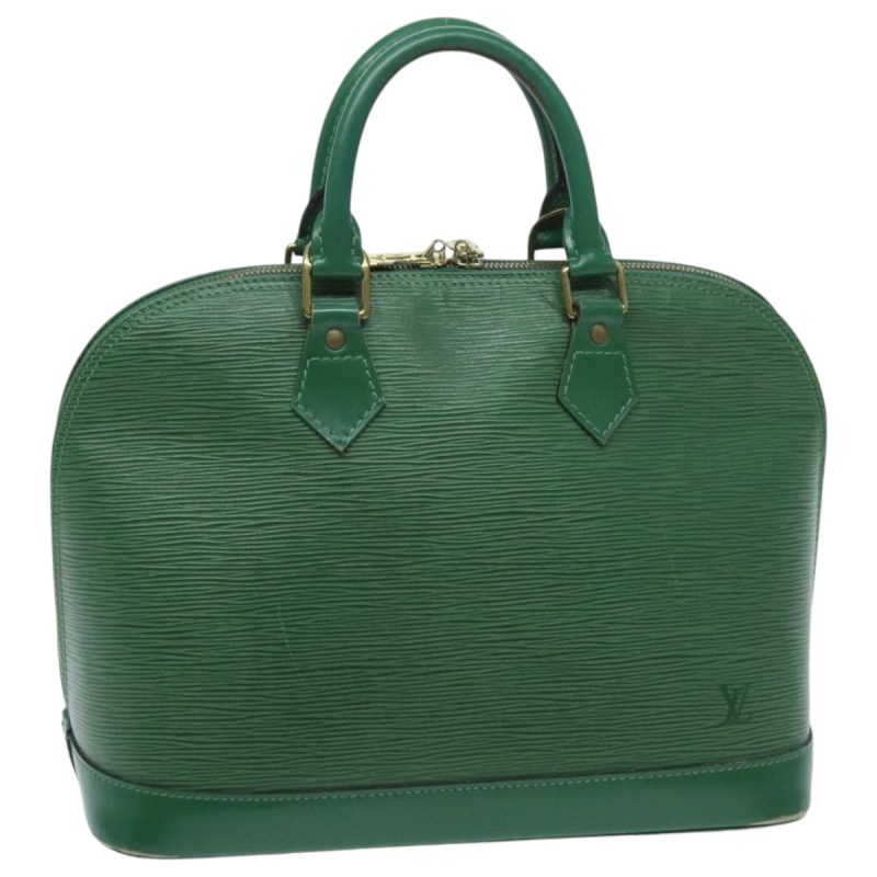 Louis Vuitton Epi Alma Hand Bag Borneo Green M52144  95879