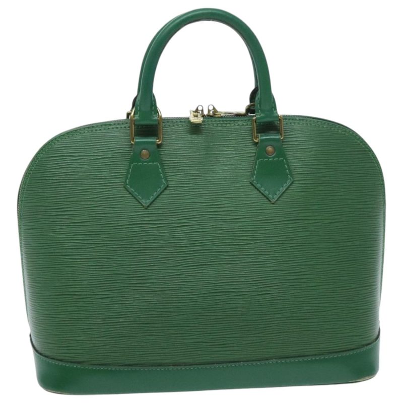 Louis Vuitton Epi Alma Hand Bag Borneo Green M52144  95879 - Image 2