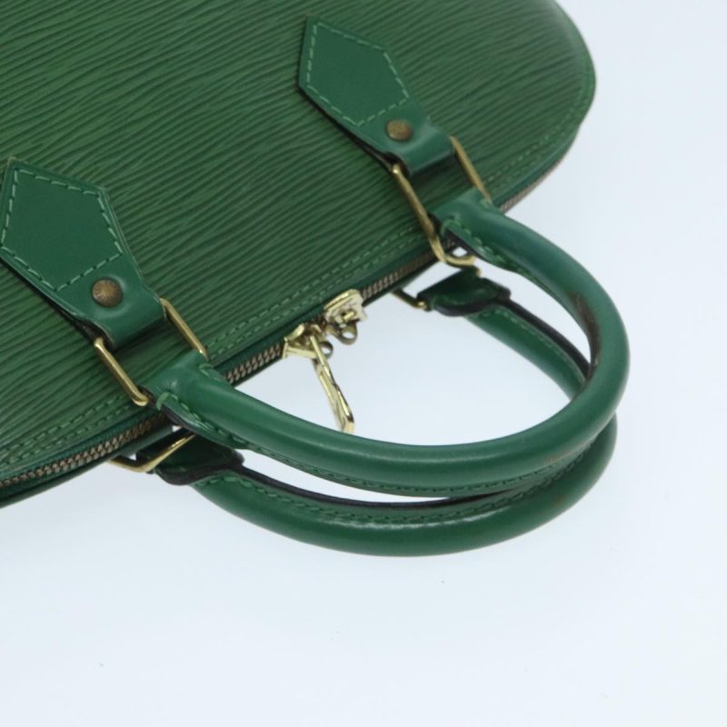 Louis Vuitton Epi Alma Hand Bag Borneo Green M52144  95879 - Image 7