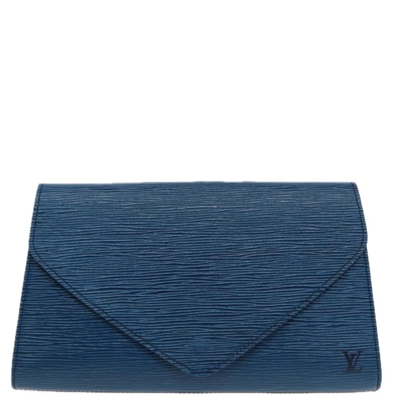 Louis Vuitton Epi Art Deco Clutch Bag Blue M52635  95896 - Image 2
