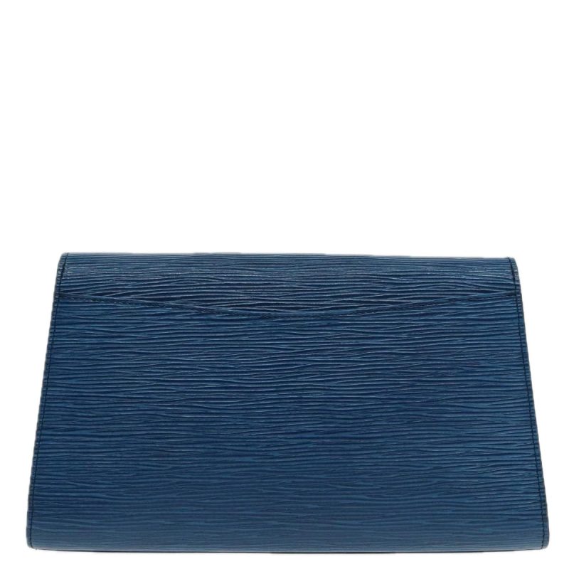 Louis Vuitton Epi Art Deco Clutch Bag Blue M52635  95896 - Image 3