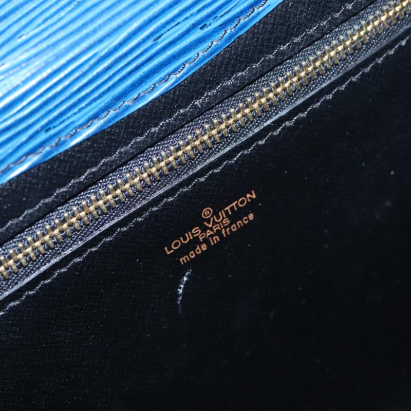Louis Vuitton Epi Art Deco Clutch Bag Blue M52635  95896 - Image 8