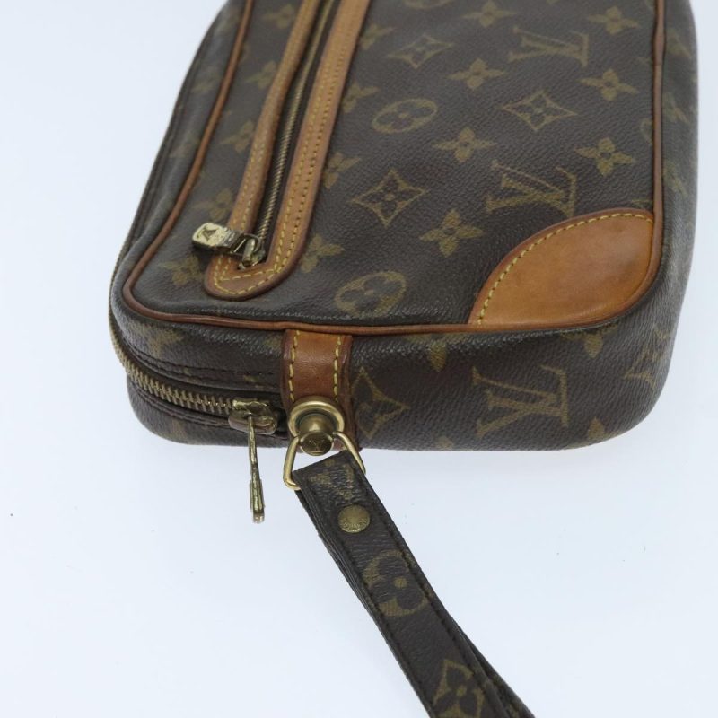 Louis Vuitton Monogram Marly Dragonne GM Clutch Bag M51825  95946 - Image 4