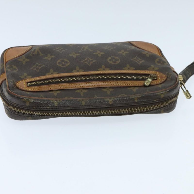 Louis Vuitton Monogram Marly Dragonne GM Clutch Bag M51825  95946 - Image 6