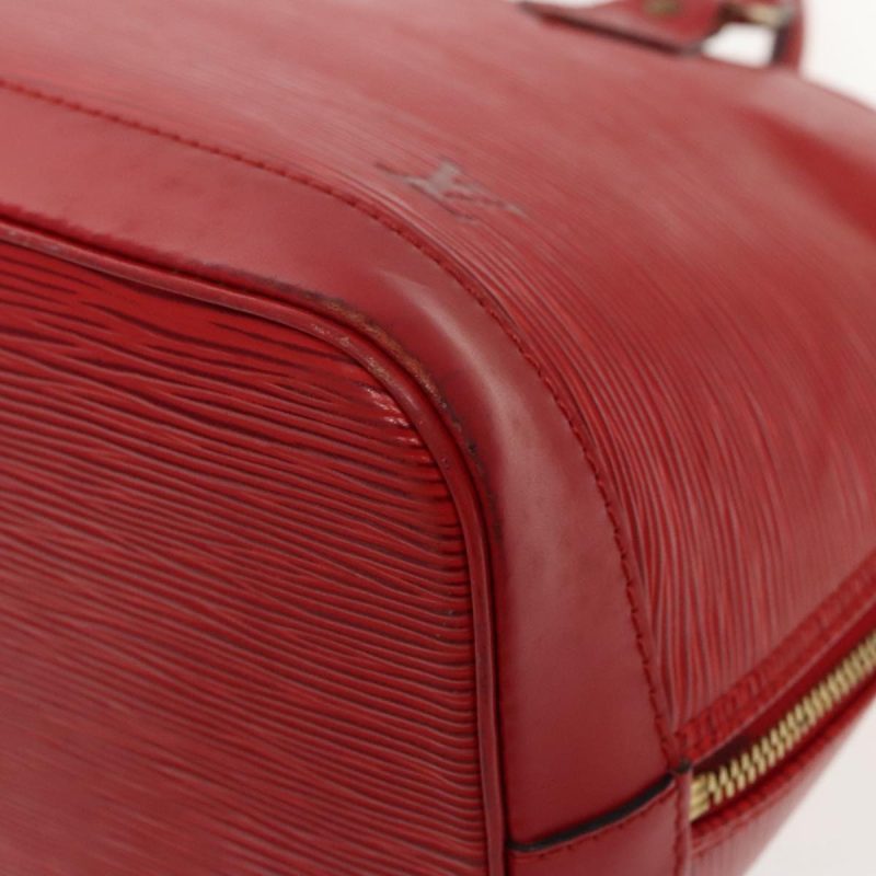 Louis Vuitton Epi Alma Hand Bag Castilian Red M52147  95958 - Image 9