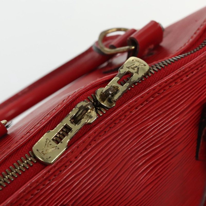 Louis Vuitton Epi Alma Hand Bag Castilian Red M52147  95958 - Image 10