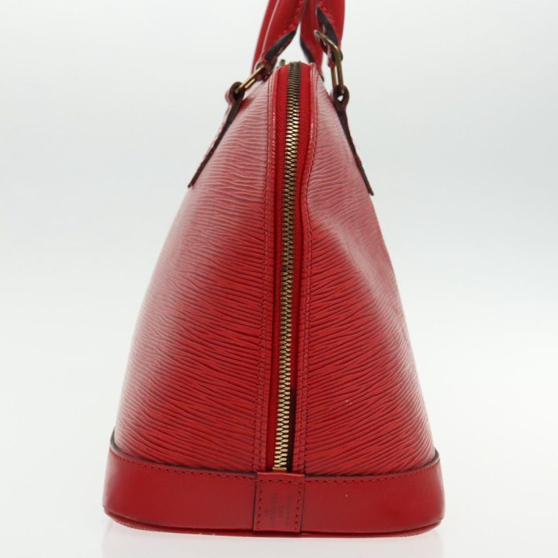 Louis Vuitton Epi Alma Hand Bag Castilian Red M52147  95958 - Image 4