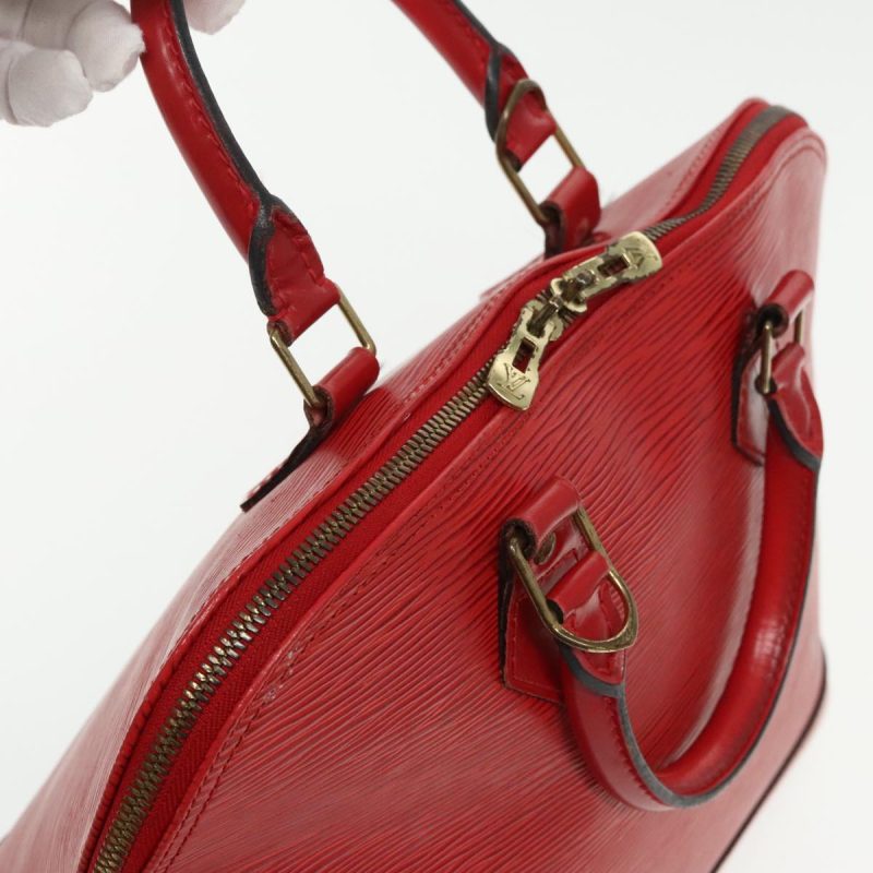 Louis Vuitton Epi Alma Hand Bag Castilian Red M52147  95958 - Image 6
