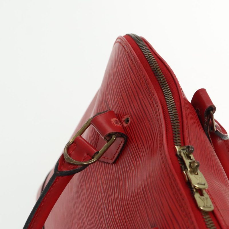 Louis Vuitton Epi Alma Hand Bag Castilian Red M52147  95958 - Image 8