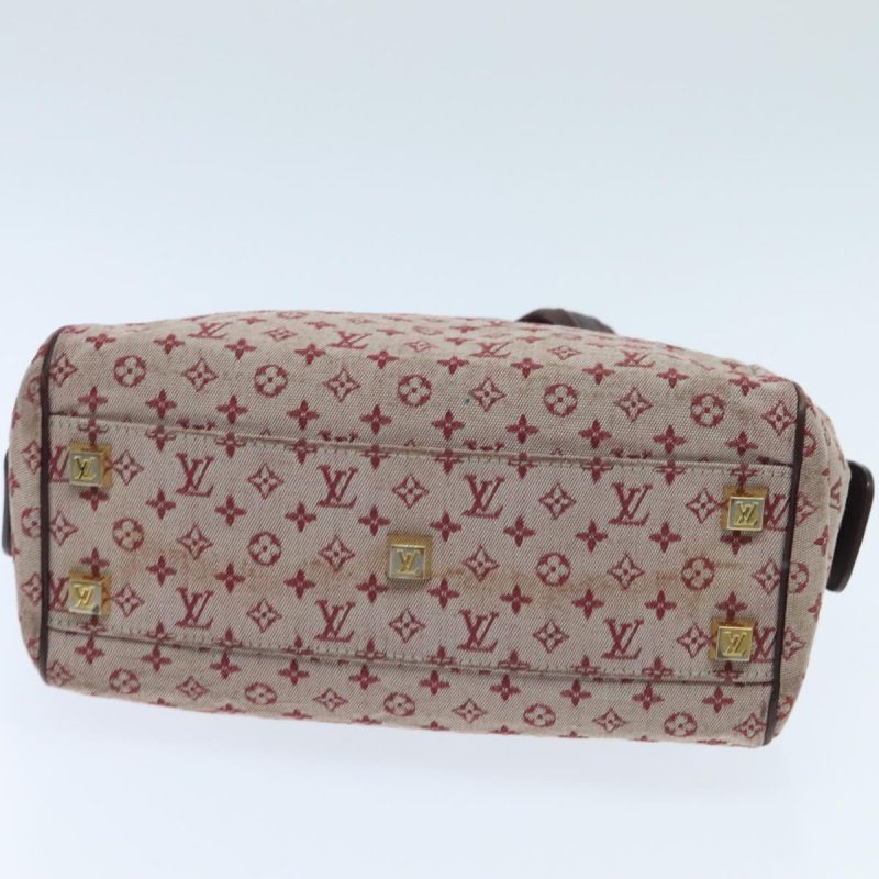 Louis Vuitton Monogram Mini Josephine PM Hand Bag Red M92216  95966 - Image 5
