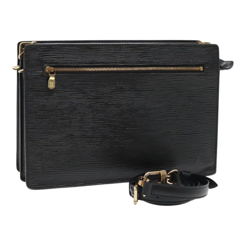Louis Vuitton Epi Angian Shoulder Bag 2way Black M52112  96014