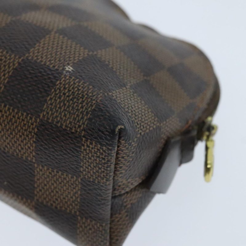 Louis Vuitton Damier Ebene Pochette Cosmetic PM Pouch N47516  96017 - Image 9