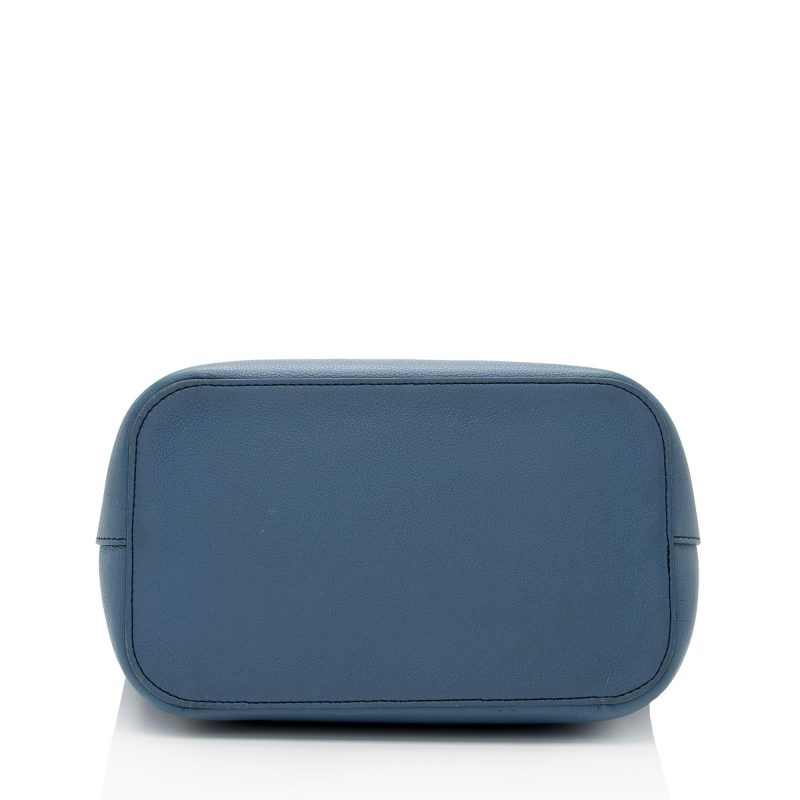 Louis Vuitton Calfskin Lockme Bucket Bag (ScNH8i) - Image 4