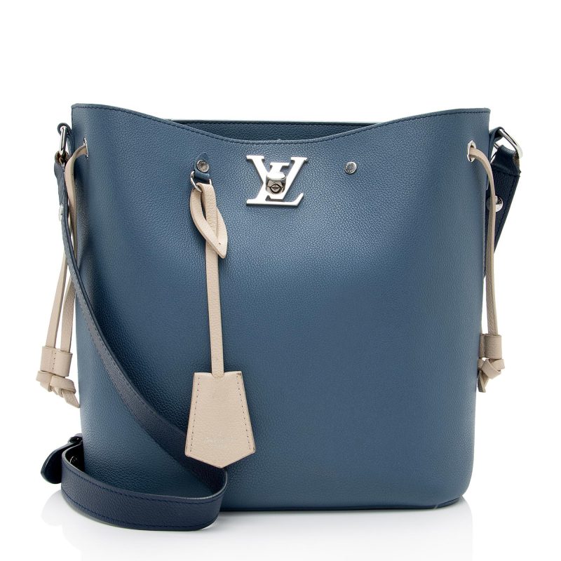 Louis Vuitton Calfskin Lockme Bucket Bag (ScNH8i)