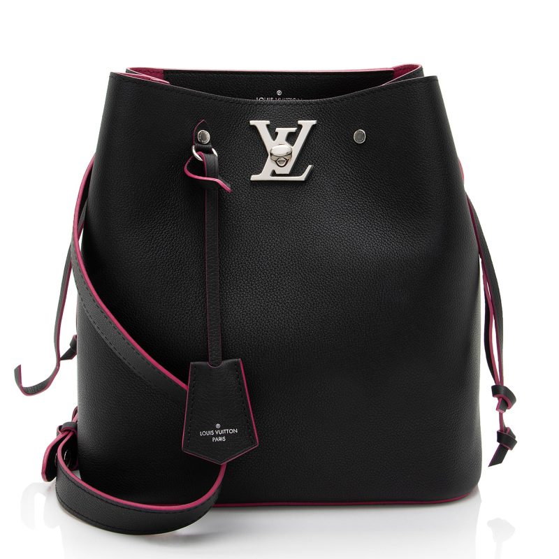 Louis Vuitton Calfskin Lockme Bucket Bag (TMfM8k)
