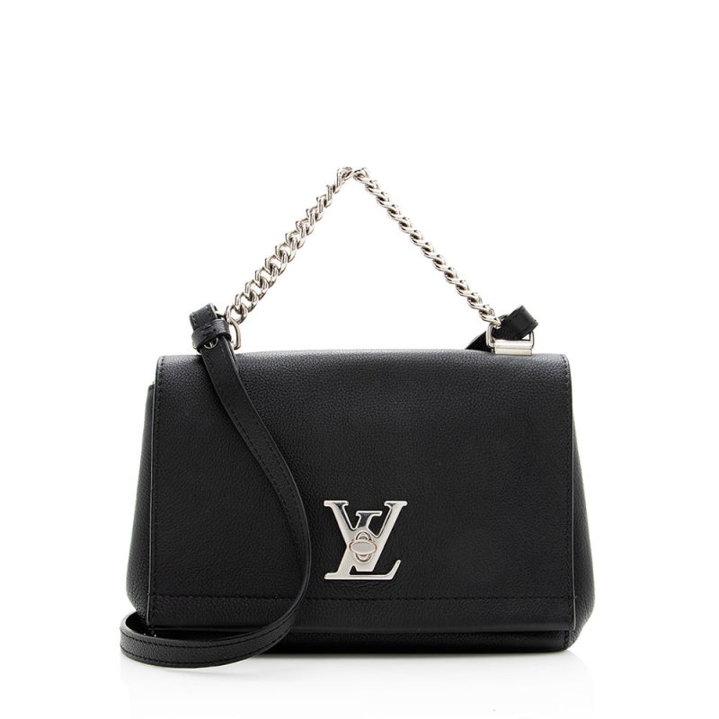 Louis Vuitton Calfskin Lockme II BB Shoulder Bag (18969)