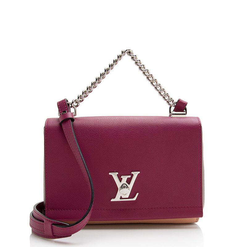Louis Vuitton Calfskin Lockme II BB Shoulder Bag (21961)