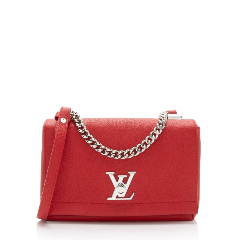 Louis Vuitton Calfskin Lockme II BB Shoulder Bag (LWCQaA)