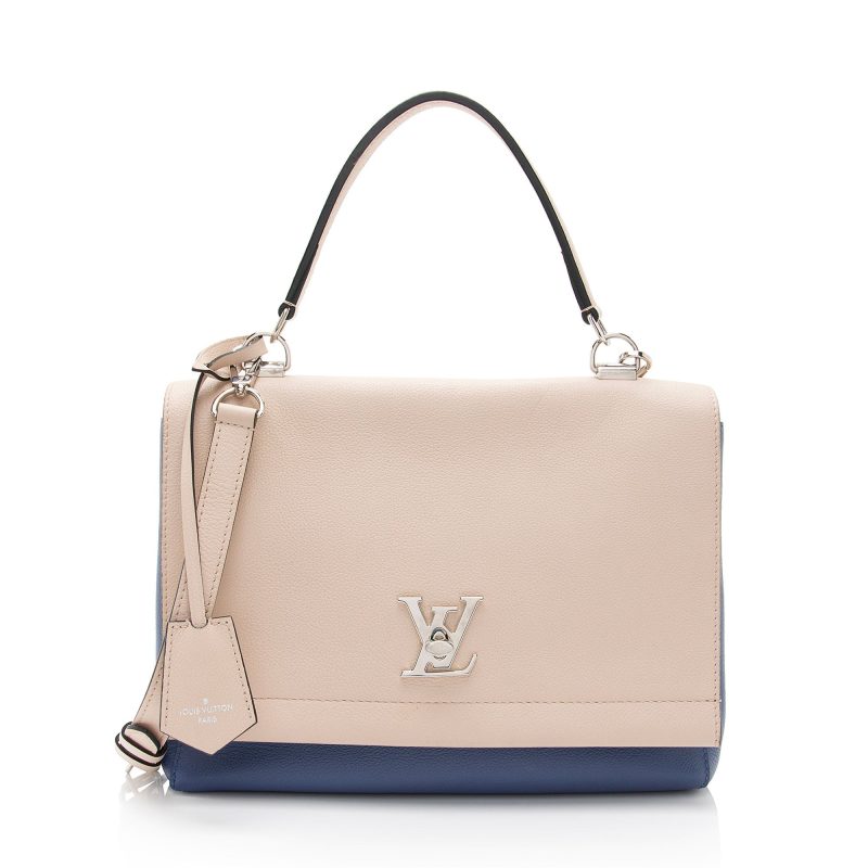 Louis Vuitton Calfskin Lockme II Satchel (SVCsUl)