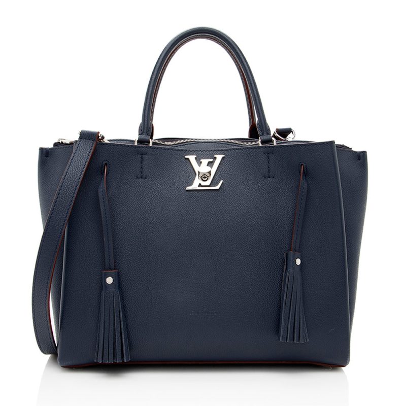 Louis Vuitton Calfskin Lockmeto Tote (19208)