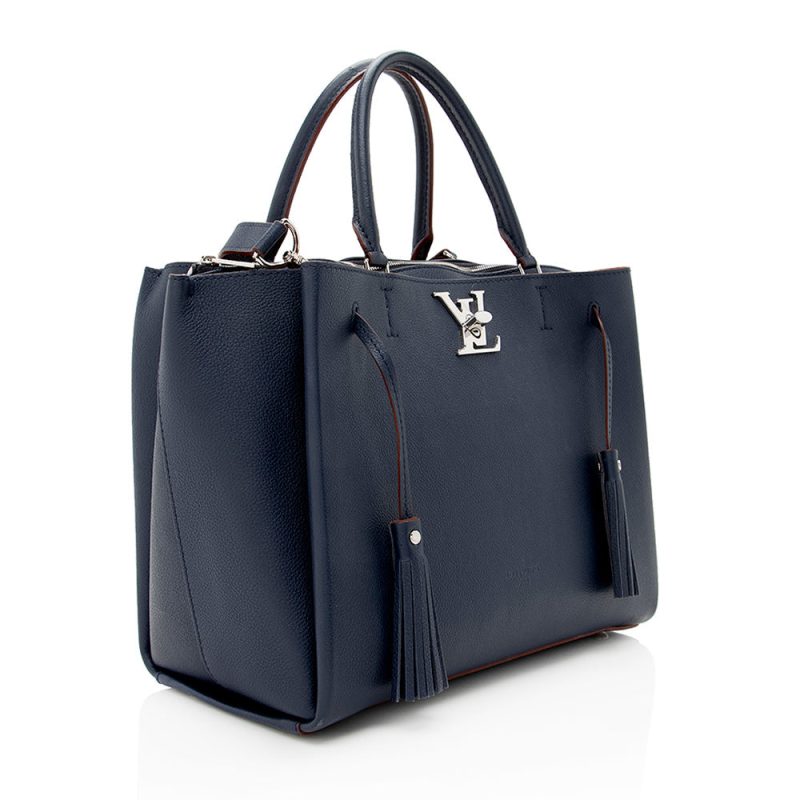 Louis Vuitton Calfskin Lockmeto Tote (19208) - Image 2