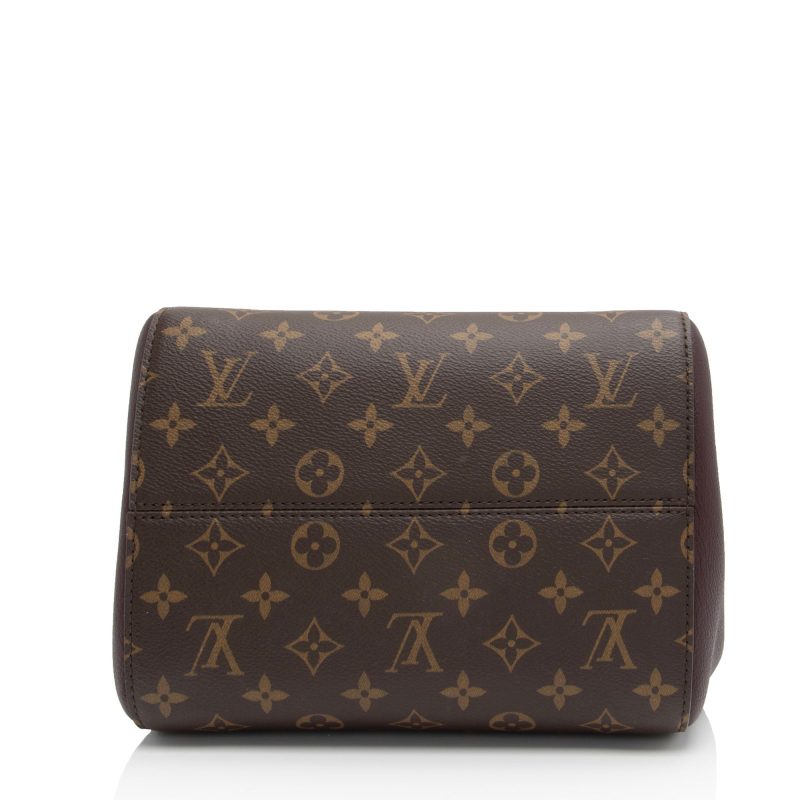 Louis Vuitton Calfskin Monogram Canvas Fold Tote MM (DEf7bl) - Image 4