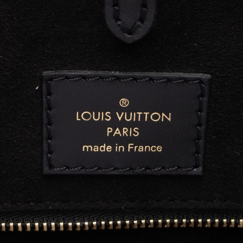 Louis Vuitton Calfskin Monogram Canvas Fold Tote MM (DEf7bl) - Image 7