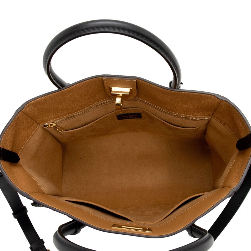 Louis Vuitton Calfskin Monogram Canvas On My Side MM Tote (bmZRwZ) - Image 6