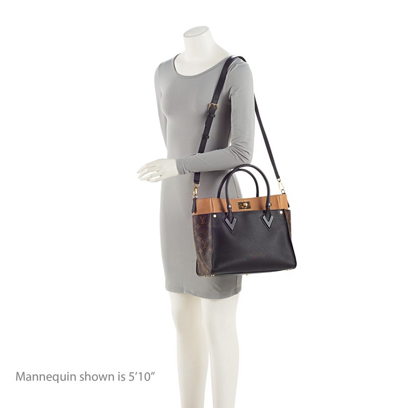 Louis Vuitton Calfskin Monogram Canvas On My Side MM Tote (bmZRwZ) - Image 5
