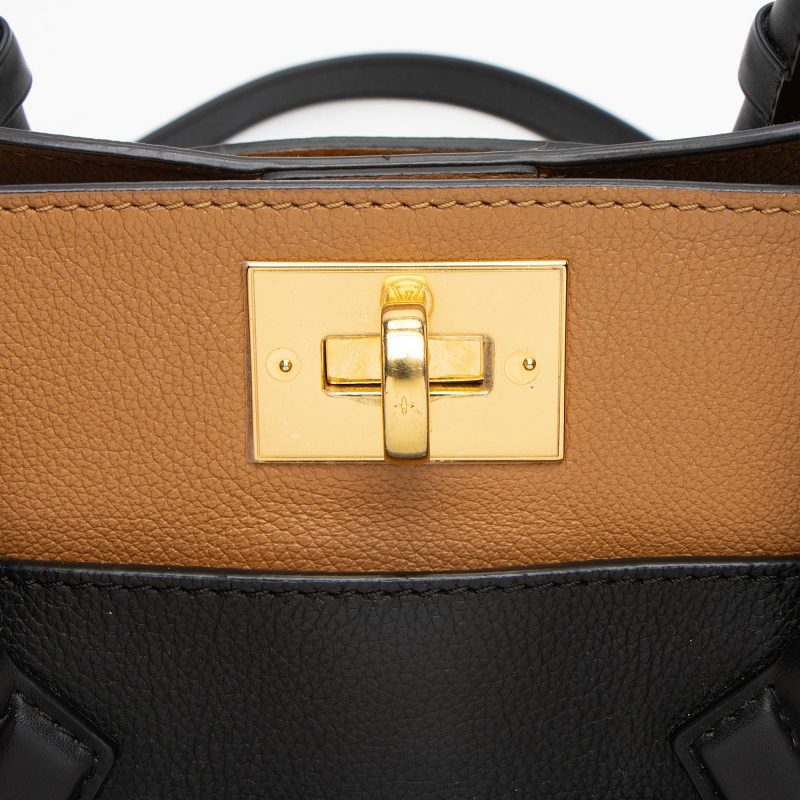 Louis Vuitton Calfskin Monogram Canvas On My Side MM Tote (vj1OwL) - Image 10