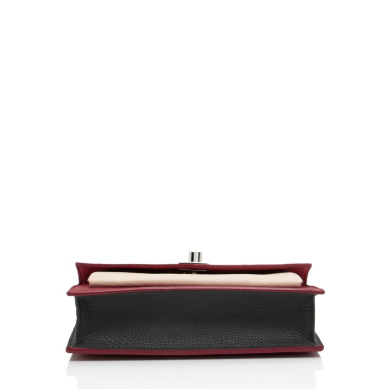 Louis Vuitton Calfskin Mylockme Chain Pochette (FlNzDu) - Image 4