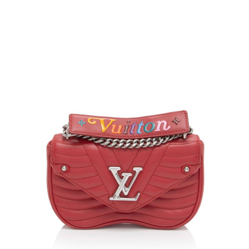 Louis Vuitton Calfskin New Wave Chain PM Shoulder Bag (ppFMqm)