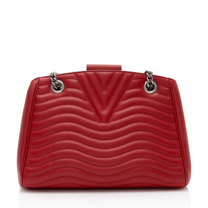 Louis Vuitton Calfskin New Wave Chain Tote (FEtc9L) - Image 3