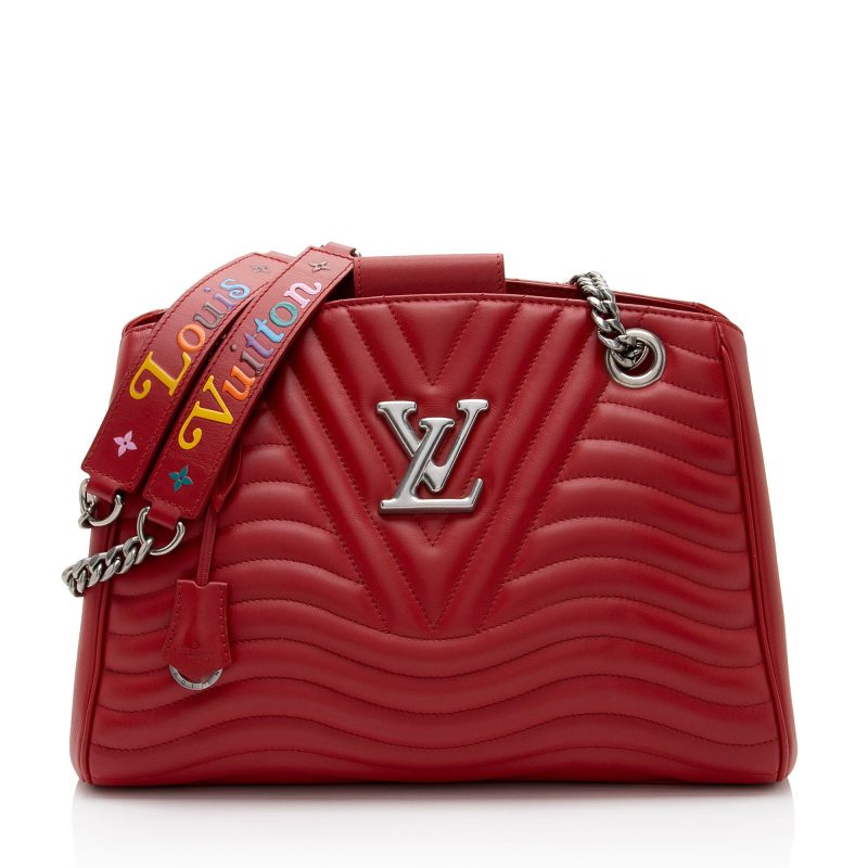 Louis Vuitton Calfskin New Wave Chain Tote (FEtc9L)
