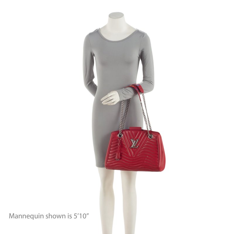 Louis Vuitton Calfskin New Wave Chain Tote (FEtc9L) - Image 5
