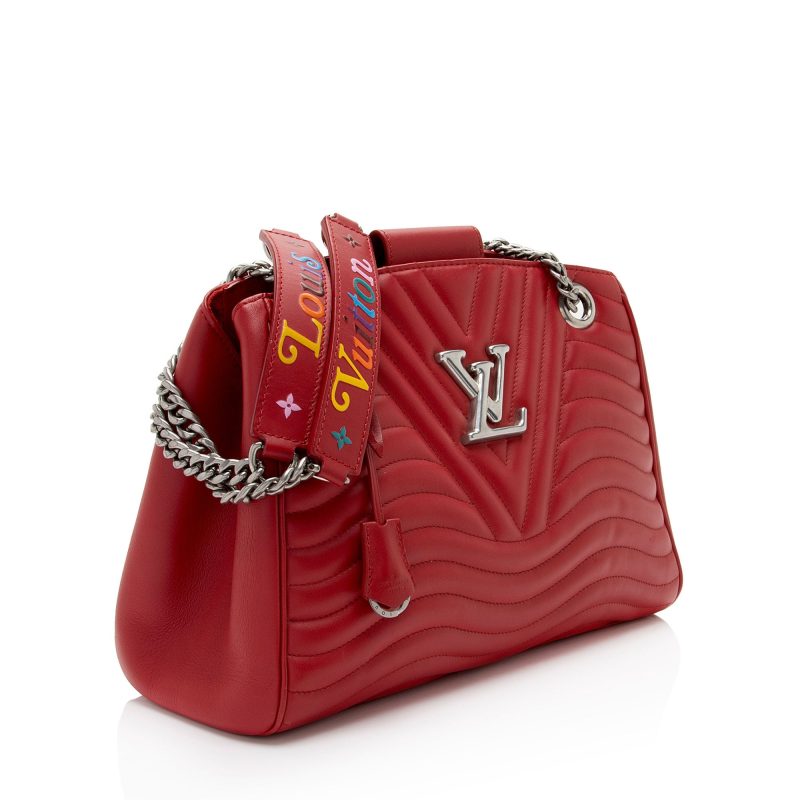 Louis Vuitton Calfskin New Wave Chain Tote (FEtc9L) - Image 2