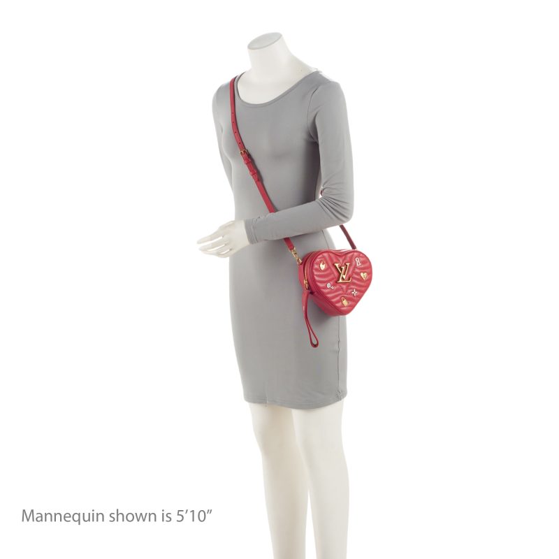 Louis Vuitton Calfskin New Wave Love Lock Heart Shoulder Bag (Hlhzwe) - Image 5